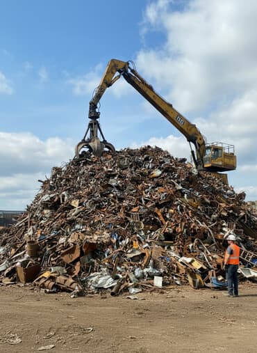 Черный и смешанный металлолом - Крупная навальная партия металлолома