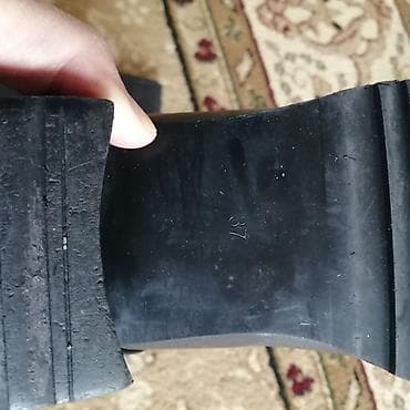 Угги: Сапоги длинные, кожаные, зима-весна, лёгкие на худенькую ногу. На — 5