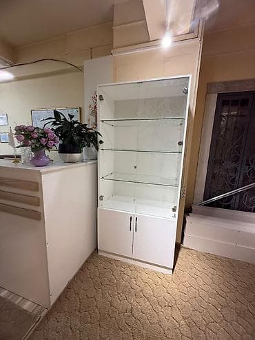 borsan loft: Офисный шкаф, Новый, цвет - Белый, ЛДСП — 1