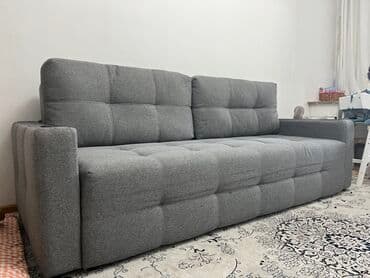 диван черный: Прямой диван, Трехместный — 1