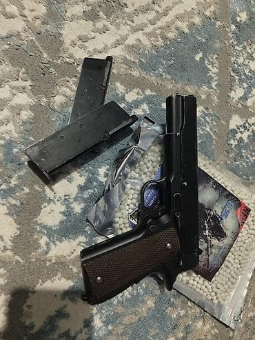 Спорт жана хобби: Продам страйкбольный colt 1911 на Грингазе от фирмы WE пистолет в — 4