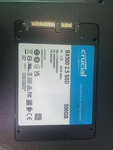 aux bluetooth: Накопитель для ПК, Б/у, Crucial, SSD, 512 ГБ, 2.5", Для ПК — 1