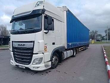 xf: Тягач, DAF, 2019 г., Тентованный — 1