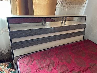 Дом и сад: Двуспальная кровать, С матрасом, длина - 200 см — 2