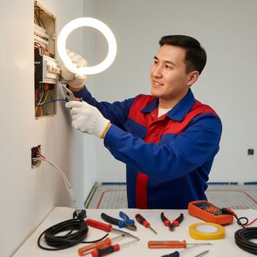 Дизайн, долборлоо: Электрик | Эсептегичтерди орнотуу, Кир жуугуч машиналарды орнотуу, Электр шаймандарын демонтаждоо 6 жылдан ашык тажрыйба — 1