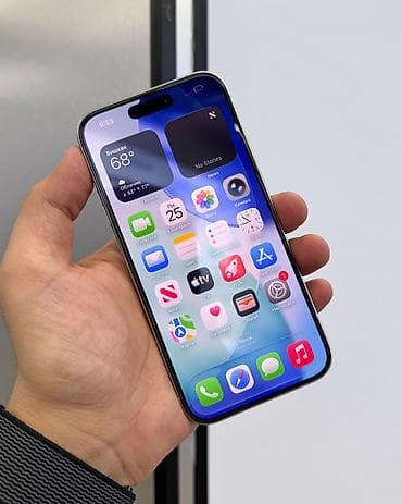 x 256: IPhone 15 Pro, Б/у, 128 ГБ, White Titanium, Защитное стекло, Чехол, В рассрочку, 86 % — 2