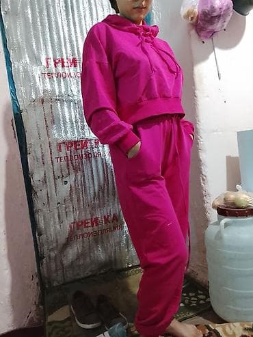 Личные вещи: Спортивный костюм, Худи, Made in KG, Оверсайз, M — 4