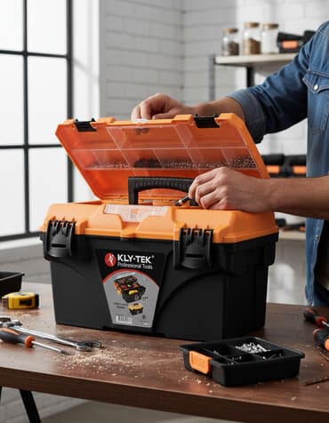пластиковые контейнеры с крышкой купить бишкек: Ящики для инструментов🧰 разных размеров «KLY-TEK”. Изготовлен из — 1