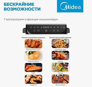 nikai blender: Аэрогриль Midea MAF-1075W ﻿Характеристики Тип — 5