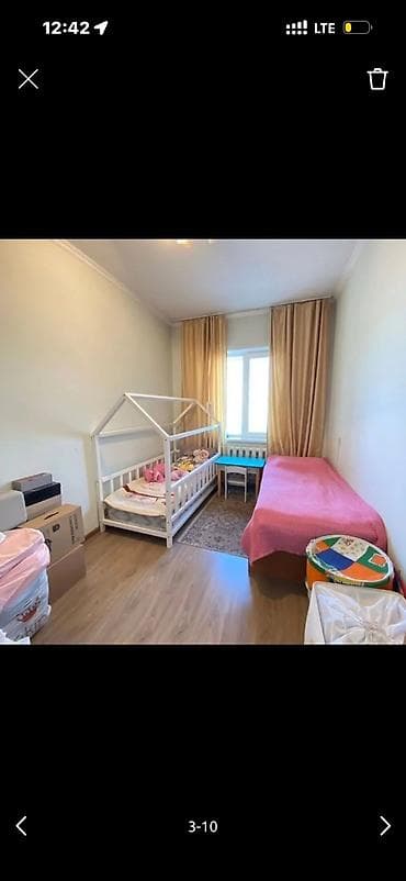 сдаю кв улан 2: 3 комнаты, 80 м², Улан мкр 106 серия, 4 этаж, Требуется ремонт — 10
