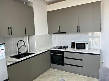 Квартиры: 1 комната, 54 м², Ала-Арча ТРЦ Элитка, 10 этаж, Евроремонт — 4