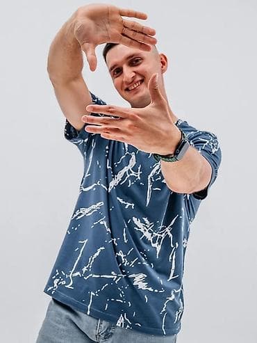 одежди: Футболки оптом - Мужская/унисекс модель для повседневной носки: дома — 2