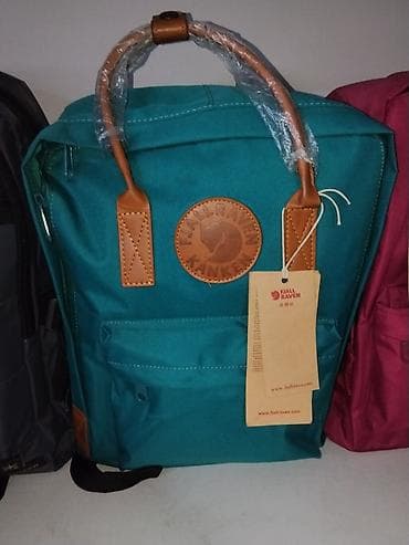 Сумки: Рюкзак Fjällräven Kånken (версия с кожаными элементами) - Цвет — 1