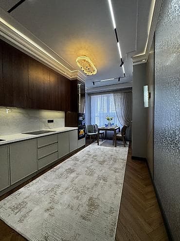 Квартиры: 2 комнаты, 83 м², Южная Магистраль Элитка, 14 этаж, Дизайнерский ремонт — 6