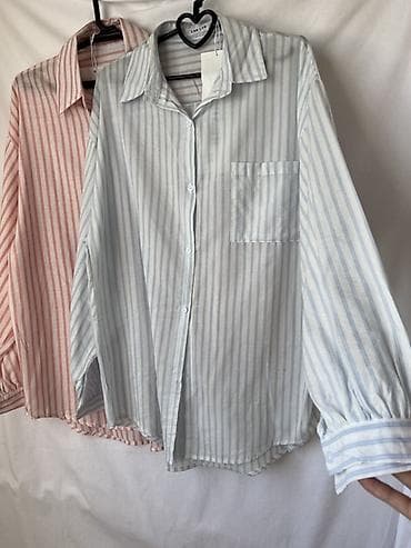 apple magic mouse 2: Стильные свободные рубашки в полоску. - Модель: классическая рубашка — 2