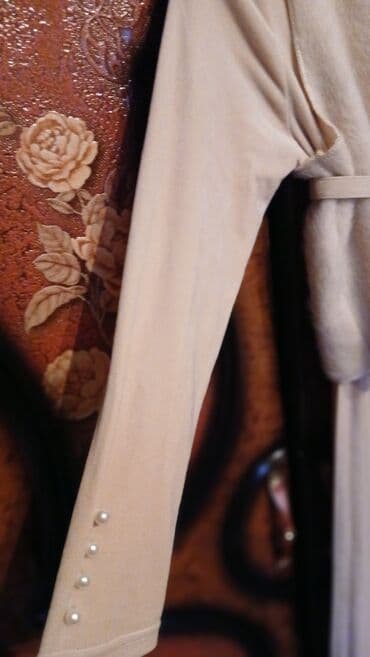 свадебное платье для беременных напрокат: Повседневное платье, Осень-весна, Длинная модель, M — 8