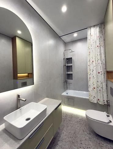 двухэтажный дом в бишкеке: 2 комнаты, 77 м², Элитка, 12 этаж, Дизайнерский ремонт — 5