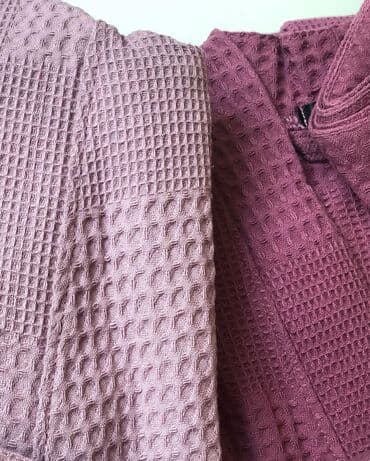 домашние халаты больших размеров: Халат, Вафельное полотно, XS, S, M — 17