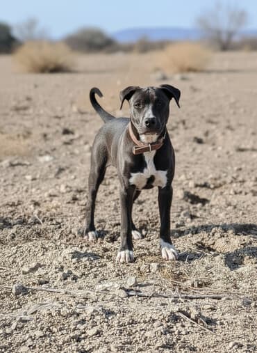 долматинец щенок: Продою Сабаку кубинский Пидбуль девочка 10,месяцев,доч Балу 40,кг — 1