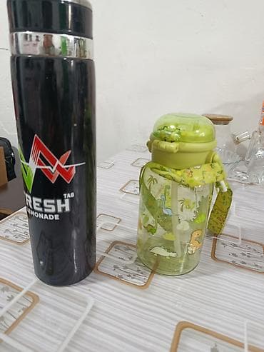 Термос и детская питьевая бутылка - Термос «FRESH LEMONADE», высокий