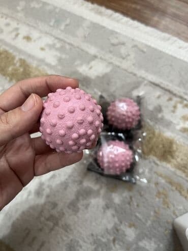 мячик: Массажный мячик, довольно увесистый и удобный для массажа лимф и всего — 3