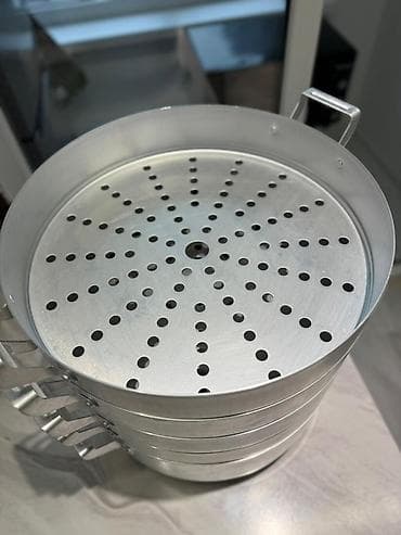 Морозильники: Мантоварка алюминевая Демидовский Самая большая 32 см - 13 л Для — 3