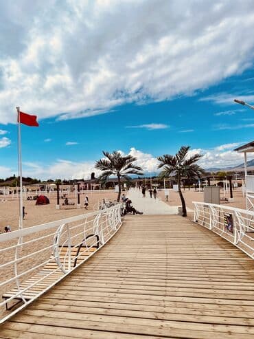 отдых на иссык куле зимой 2022: Коттедж, Коттедж в ЦО Palm Beach (Палм Бич) ЦО Palm Beach, Чок-Тал, Парковка, стоянка, Барбекю, Детская площадка — 21