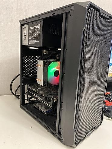 Компьютер, ядер - 4, ОЗУ 16 ГБ, Для работы, учебы, Б/у, Intel Xeon, AMD Radeon RX 5700, HDD + SSD