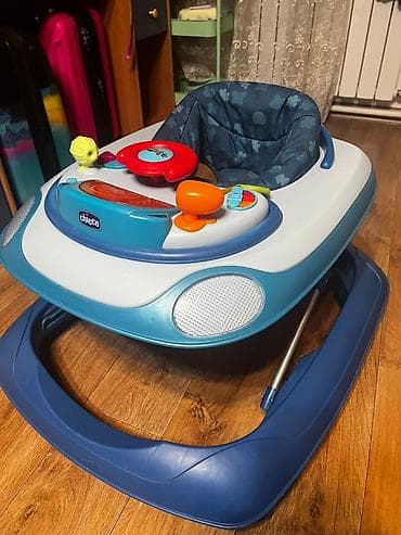 ходунки для детей: Детские ходунки Chicco - Тип: классические ходунки на широкой — 1