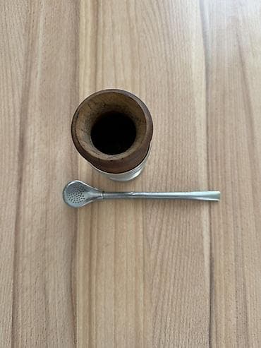 термос для воды: Калабас для мате + бомбилья - Традиционный набор для заваривания — 1