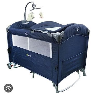 Манеж-кровать, Б/у, Раскладной