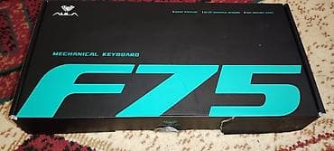 q box: Клавиатура, Aula, Механическая, Bluetooth подключение, Размер: 75% — 6