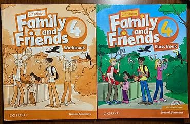 Family and Friends 4 . В хорошем состоянии . Б/у . Оригинал . Также в