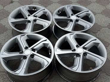 01: Литые Диски R 17 Hyundai, Комплект, отверстий - 5, Б/у — 3