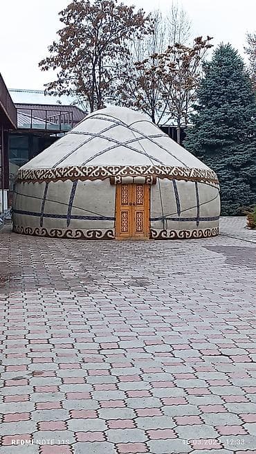 Боз үйлөрдү ижаралоо, Каркасы Жыгач, 85 баш, Үстөл, Самоор, Идиш-аяк — 5