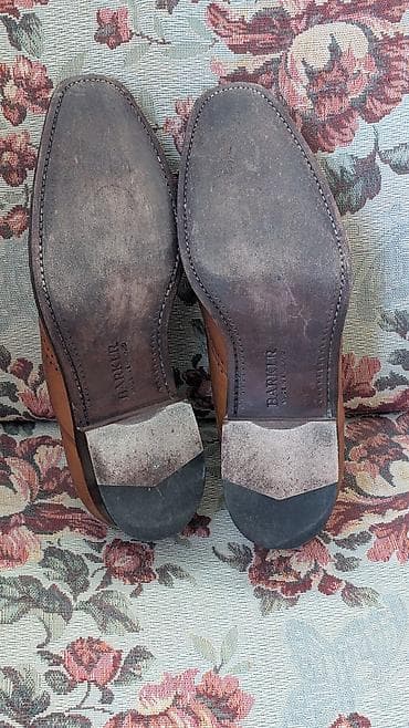 Мужские туфли, 43, Б/у, цвет - Коричневый — 4