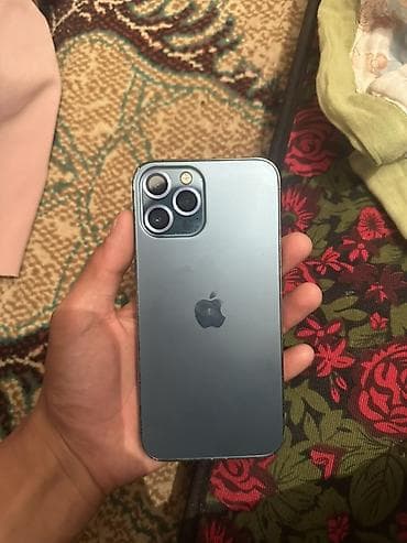 IPhone 12 Pro Max, 128 ГБ, цвет Pacific Blue фейс жок екран алмашкан