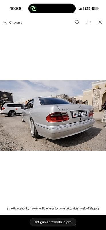 Унаа сатуу: Mercedes-Benz E-Class: 2000 г., 3.2 л, Автомат, Бензин, Седан — 3