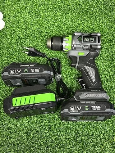 Инструменты: Аккумуляторная ударная дрель‑шуруповерт 21V (бесщеточная) — 2