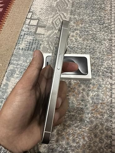 айфон 6s plus: IPhone 15 Pro, Б/у, 256 ГБ, White Titanium, Коробка, 88 % — 6