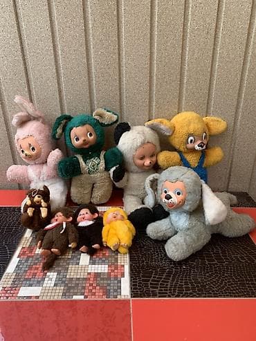 Коллекция винтажных мягких кукол В наличии: 🧸 Большая розовая кукла