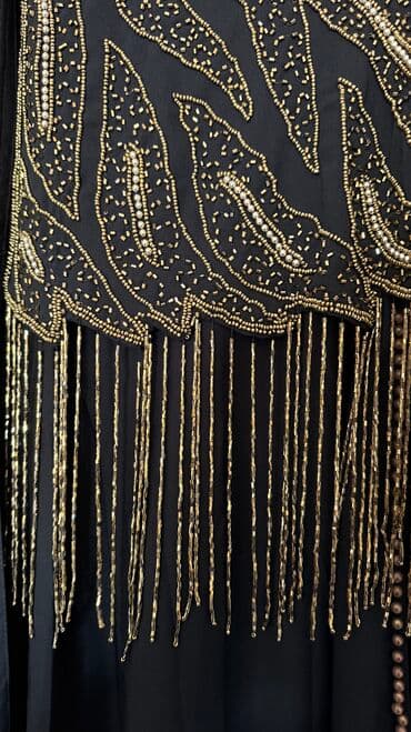 Толстовки, худи: Вечернее платье, Длинная модель, Креп, Стразы, Камни, Стандарт — 4