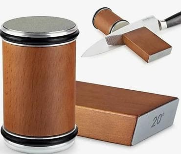 Роликовая точилка для ножей + направляющий брусок 20° -