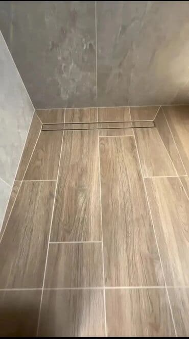 услуги кафельщика бишкек: Подготовка стен для укладки, Подготовка стен для грунтовки, Резка плитки | Керамическая плитка, Керамогранитая плитка, Мозаичная плитка | Вертикальная укладка, Диагональная укладка, Горизонтальная укладка Больше 6 лет опыта — 5