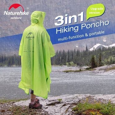 плащи от дождя: 🟠 Плащ-дождевик Naturehike Hiking Poncho 3в1 🟠 ⠀ Накидка от дождя — 8