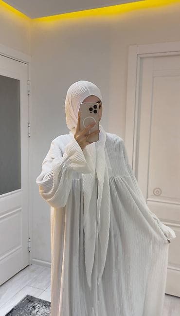 Личные вещи: Комплект «oversize блуза + длинная юбка» - Свободная блуза с круглым — 8
