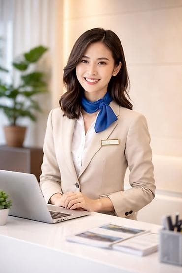 бизнес асистент: Профессиональные услуги ресепциониста для офиса в строительной — 1