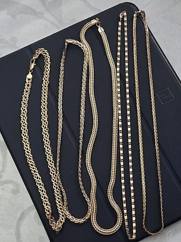 Мужская обувь: Качественная бижутерия, под золото не чернеет не болеет, мед,сталь — 5