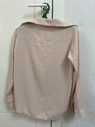 Блузка, Классикалык модель, Solid print, Узун модель — 2