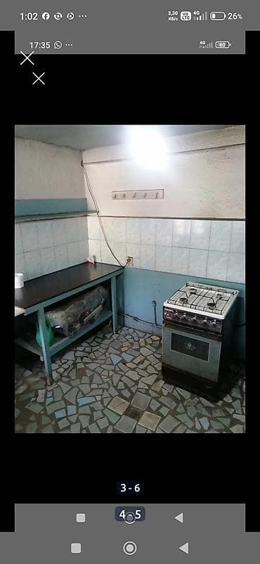 Комнаты: Сдаётся 1комнатная квартира с отдельной кухней и душем.есть газ — 3
